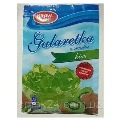 Желе (Galaretka) зі смаком Ківі Kraw Pak Польща 70г