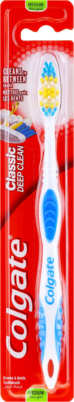 Зубна щітка Colgate Classic Deep Clean середня жорсткість 1 шт.