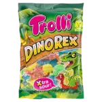 Желейні цукерки кислі Динозаврики Trolli Dino Rex Sour Німеччина 200г