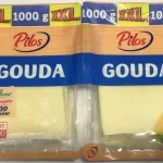 Сир слайсами Гауда без консервантів Pilos Gouda 1 кг (2штх500г) Польща