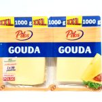 Сир слайсами Гауда без консервантів Pilos Gouda 1 кг (2штх500г) Польща