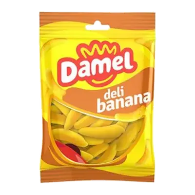 Желейні цукерки БЕЗ ГЛЮТЕНУ Damel Bananas (банани) Іспанія 70г