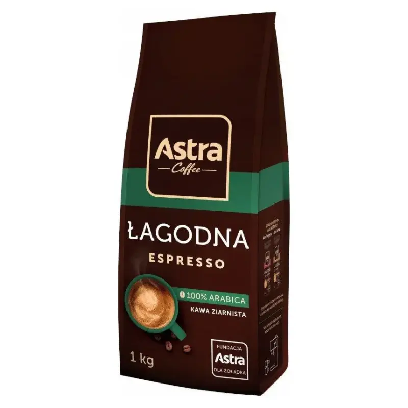 Кава в зернах Astra Espresso 100% Арабіка 1кг