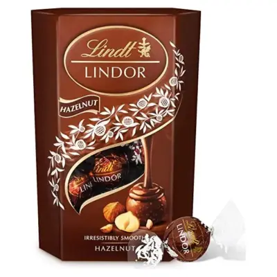Цукерки шоколадні з лісовим горіхом Lindt Lindor Hazelnut 500 г Швейцарія