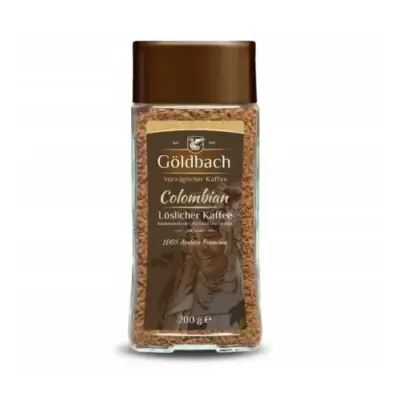 Кава розчинна Goldbach Colombian 100% арабіка Німеччина 200г