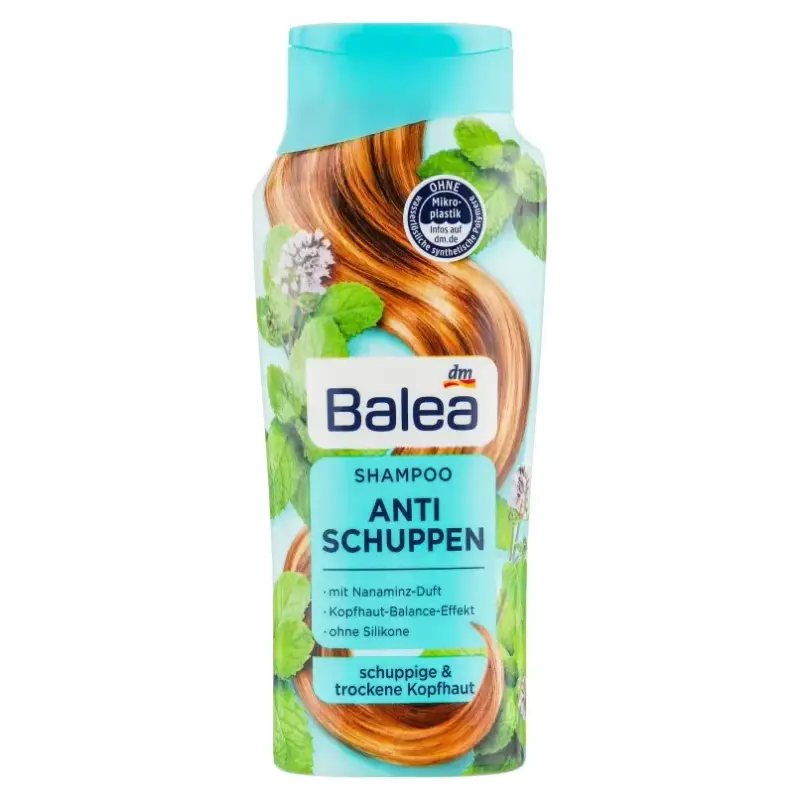 Шампунь проти лупи М’ята Balea Shampoo Anti-Schuppen 300 мл, Німеччина