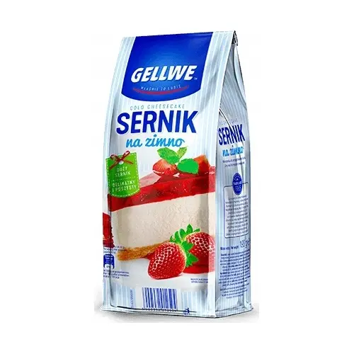Творчий пиріг без випікання Sernik (Будівець, чізкейк) Gellwe Польща 193г