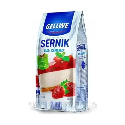 Творчий пиріг без випікання Sernik (Будівець, чізкейк) Gellwe Польща 193г