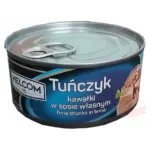 Тунець шматочками у власному соку Helcom Tunczyk kawalki 170 г Польща