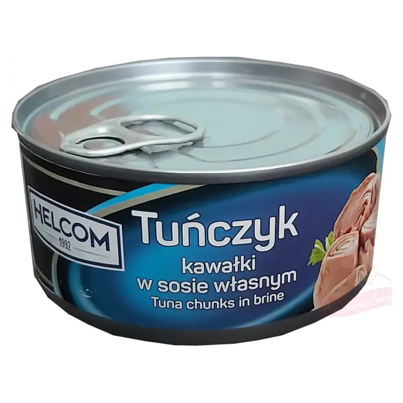 Тунець шматочками у власному соку Helcom Tunczyk kawalki 170 г Польща