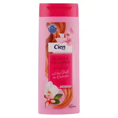 Шампунь Орхідея об'єм, очищення Cien Glanz&Volumen Shampoo 300 мл Німеччина