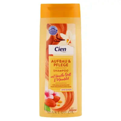 Шампунь Ваніль і мигдаль Cien Aufbau & Pflege Vanilla & Almonds 300 мл Німеччина