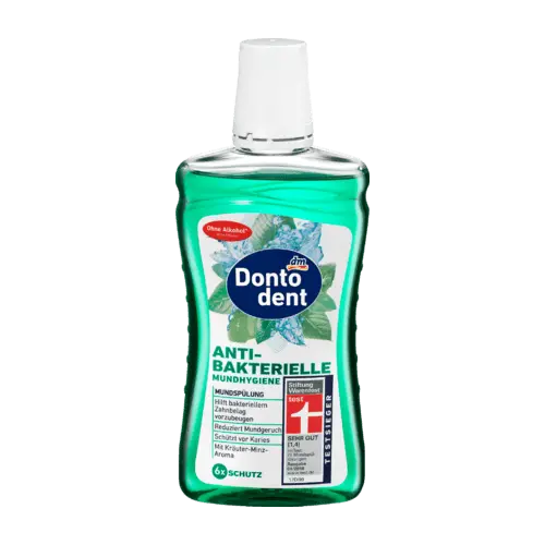 Ополіскувач для рота Антибактеріальний Зелень м’яти Dontodent Antibakterielle 500мл Німеччина