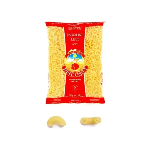 Макаронні вироби (паста) Ріжки тонкі Riscossa Fagiolini Lisci N 55 500г Італія