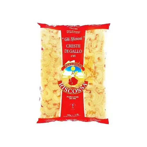 Макаронні вироби (паста) Гребішки Riscossa Greste di gallo # 49 500 г Італія
