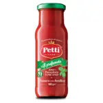 Томатне пюре з базиліком Petti Passata di pomodoro con basilico 100% pomidorowy Toscano 500г Італія