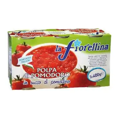 Томати La fiorellina polpa di pomooro 3шт.х400г Італія