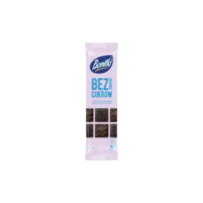 Печиво без цукру з кремом зі смаком брауні Bonitki smaku brownie 130г Польща