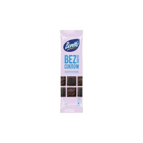 Печиво без цукру з кремом зі смаком брауні Bonitki smaku brownie 130г Польща