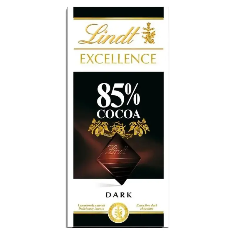 Шоколад чорний 85% какао Lindt Excellence 100 г Швейцарія