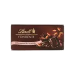 Шоколад чорний із підсмаженим мигдалем Lindt fondente con mandorle tostate 100 г Швейцарія