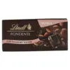 Шоколад чорний із підсмаженим мигдалем Lindt fondente con mandorle tostate 100 г Швейцарія