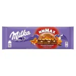 Шоколад Milka Mandel Caramel (з карамеллю і мигдалем) Швейцарія 300 г