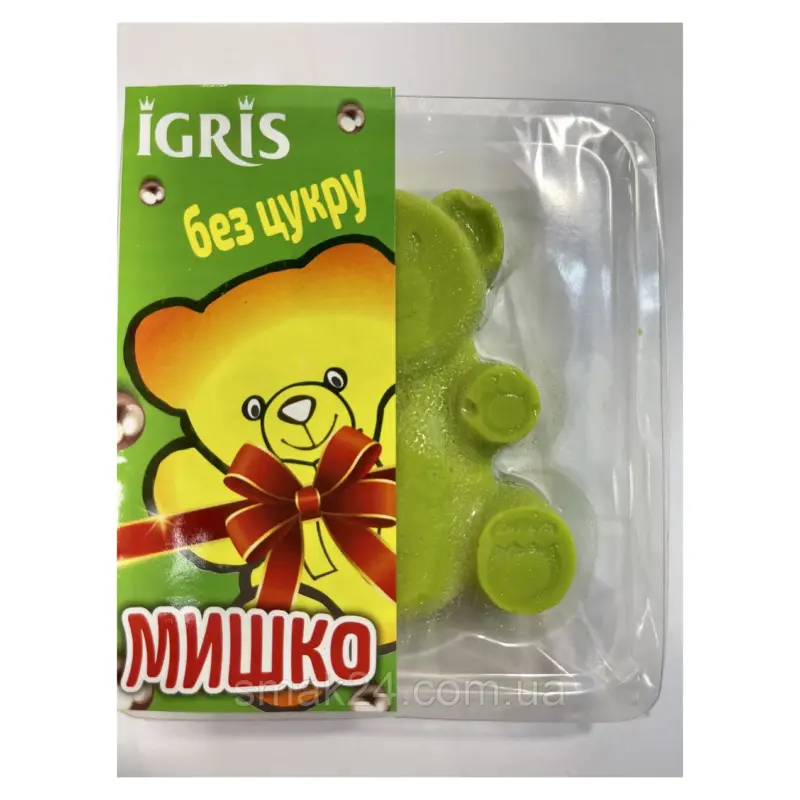 Мармелад БЕЗ ЦУКРУ зі смаком Груші “Мишко” IGRIS 100г