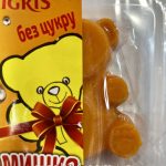 Мармелад БЕЗ ЦУКРУ зі смаком Полуниці "Мишко" IGRIS 100г