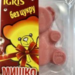 Мармелад БЕЗ ЦУКРУ зі смаком Полуниці "Мишко" IGRIS 100г