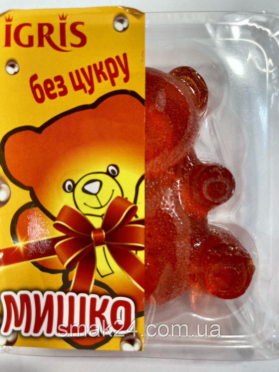 Мармелад БЕЗ ЦУКРУ зі смаком Мандарин "Мишко" IGRIS 100г