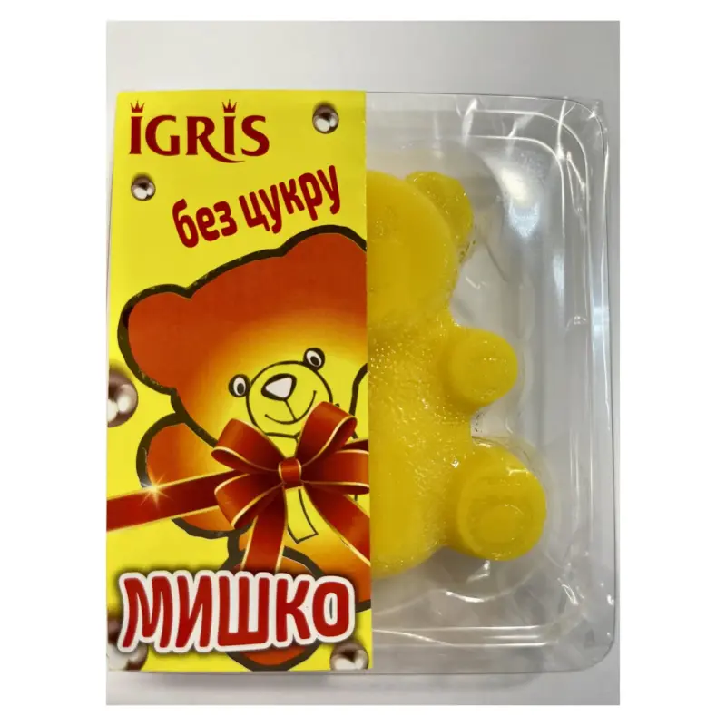Мармелад БЕЗ ЦУКРУ зі смаком Банана “Мишко” IGRIS 100г