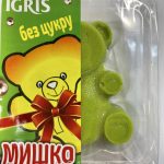 Мармелад БЕЗ САХАРА зі смаком Кавуза "Мішко" IGRIS 100 г