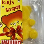 Мармелад БЕЗ ЦУКРУ зі смаком Чайної троянди "Мишко" IGRIS 100г