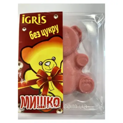 Мармелад БЕЗ САХАРА зі смаком Кавуза "Мішко" IGRIS 100 г