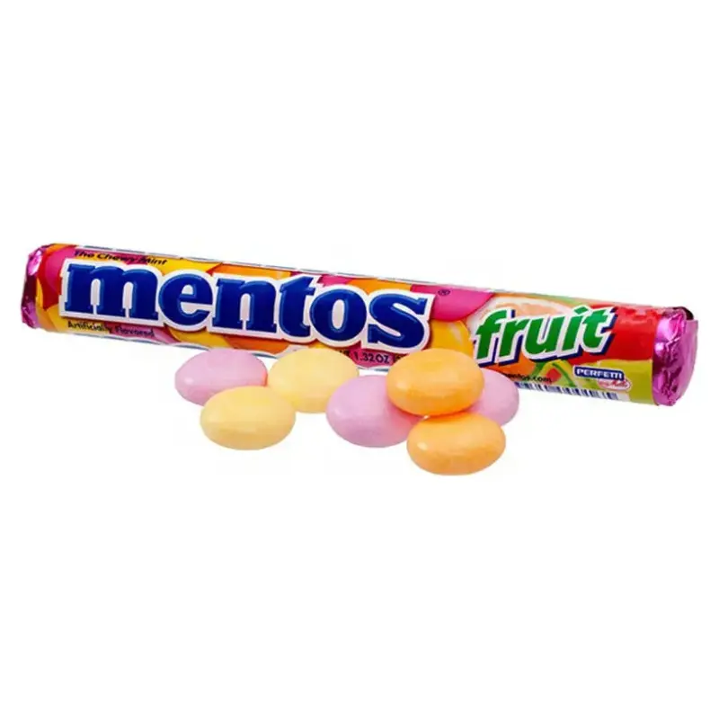 Жувальні драже мікс фруктовий Mentos Fruit 38 г