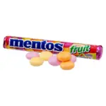 Жувальні драже мікс фруктовий Веселка Mentos Rainbow (7 смаків) 37.5 г