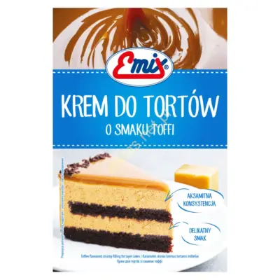 Крем для торта зі смаком карамелі Emix ToffiПольща 100 г