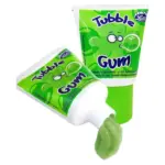 Рідка жуйка Tubble Gum Green Apple Lutti зі смаком зеленого яблука в тюбику 35 г Франція