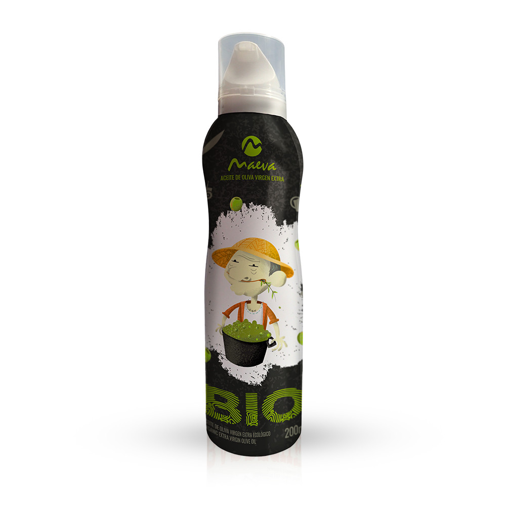 Олія оливкова в спреї Maeva BIO(Органіка), Aceite de Olive Virgen Extra Іспанія 200мл