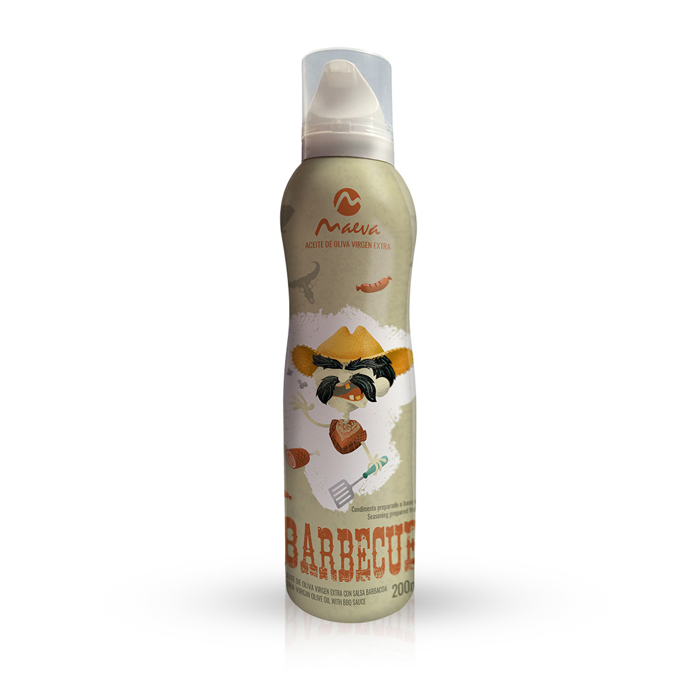 Олія оливкова в спреї Барбекю Maeva Aceite de Olive Virgen Extra Barbecue Іспанія 200мл