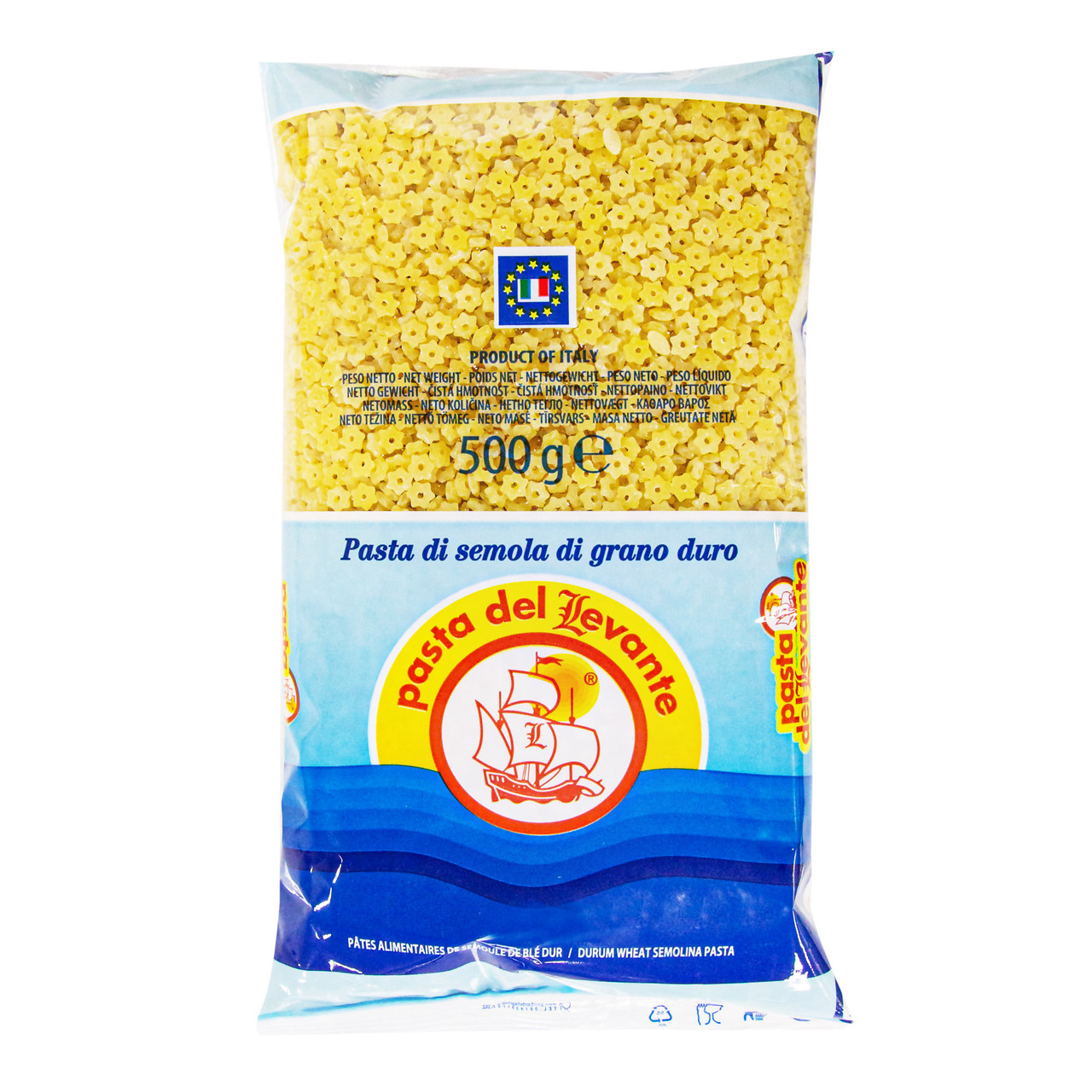 Макаронні вироби (паста) Зірочки Pasta Del Levante No75 Stelline 500 г Італія