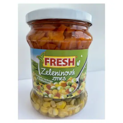 Кукурудза, Зелений горошок, Морква ZELENINOVö ZMES FRESH 470 г Словаччина