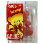 Мармелад БЕЗ ЦУКРУ зі смаком Малини “Мишко” IGRIS 100г