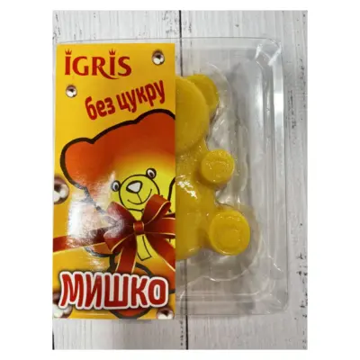 Мармелад БЕЗ САХАРА зі смаком Дині "Мішко" IGRIS 100г