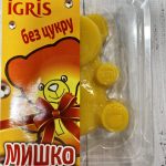 Мармелад БЕЗ ЦУКРУ зі смаком Ананаса "Мишко" IGRIS 100г