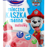 Кашка манна з Малиновим смаком із вітамінами PAW PATROL Gellwe Kaszka 50 г Польща