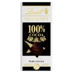 Шоколад 100% какао Lindt Excellence 50г Швейцарія