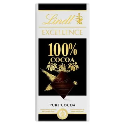 Шоколад 100% какао Lindt Excellence 50г Швейцарія