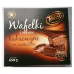 Вафлі в шоколаді із шоколадним кремом Tasso Wafelki 600г